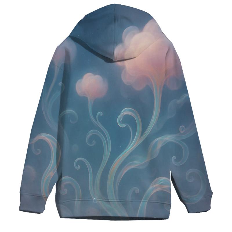 Iridescent Smoke Garden premium hoodies