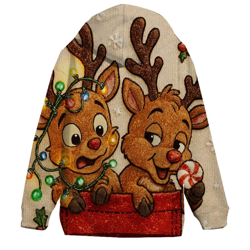 Reindeer Pocket Band hoodie designs