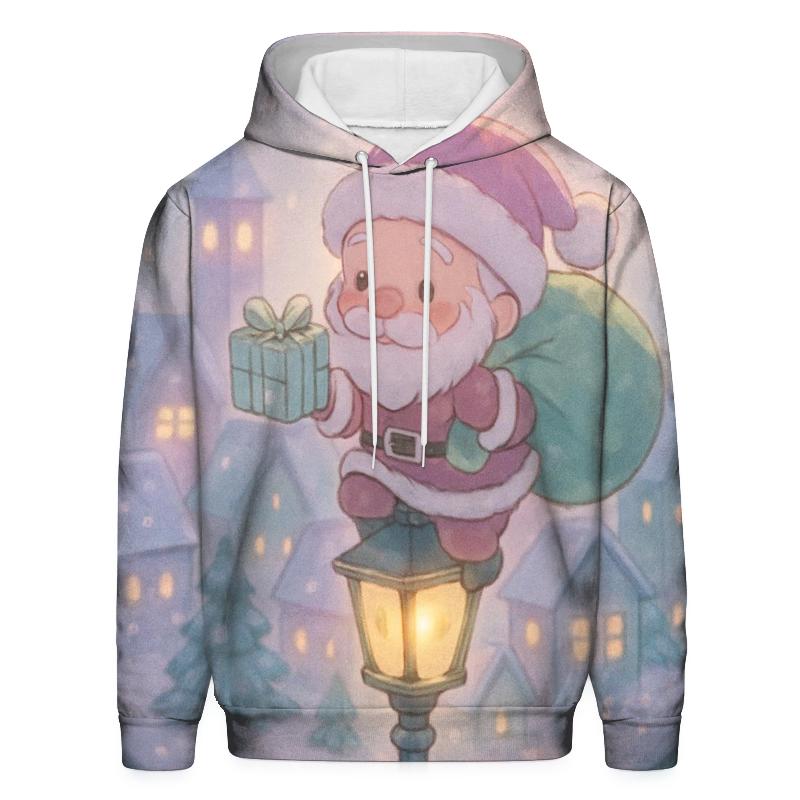 Pocket Planet Delivery Santa heavyweight hoodies