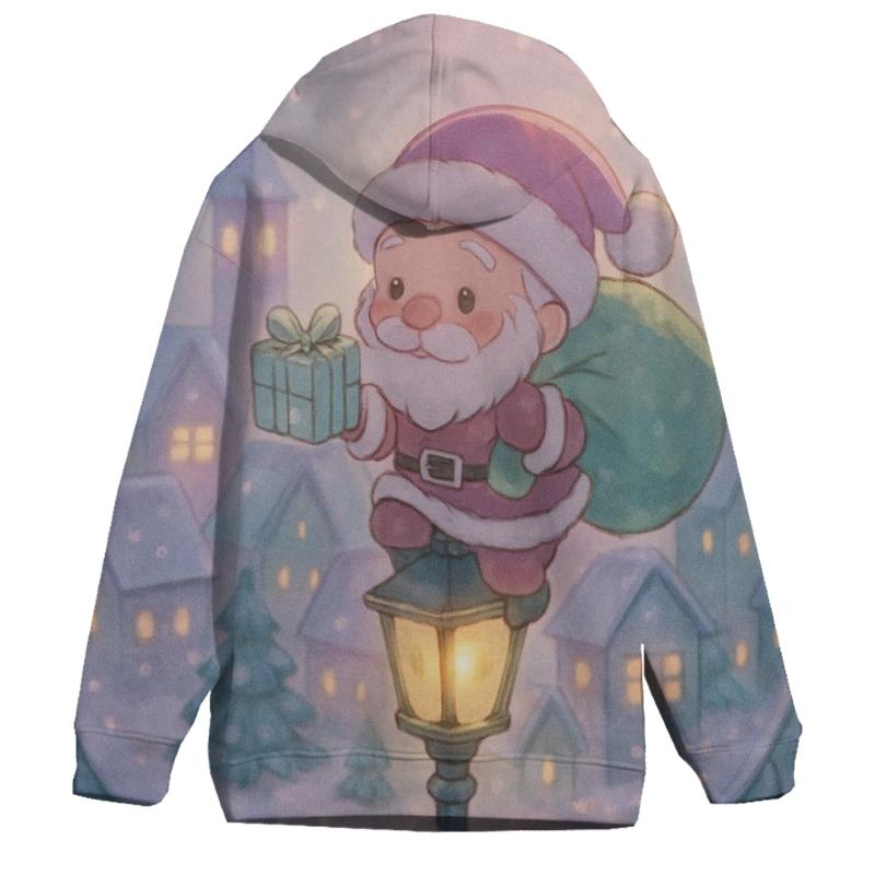 Pocket Planet Delivery Santa heavyweight hoodies