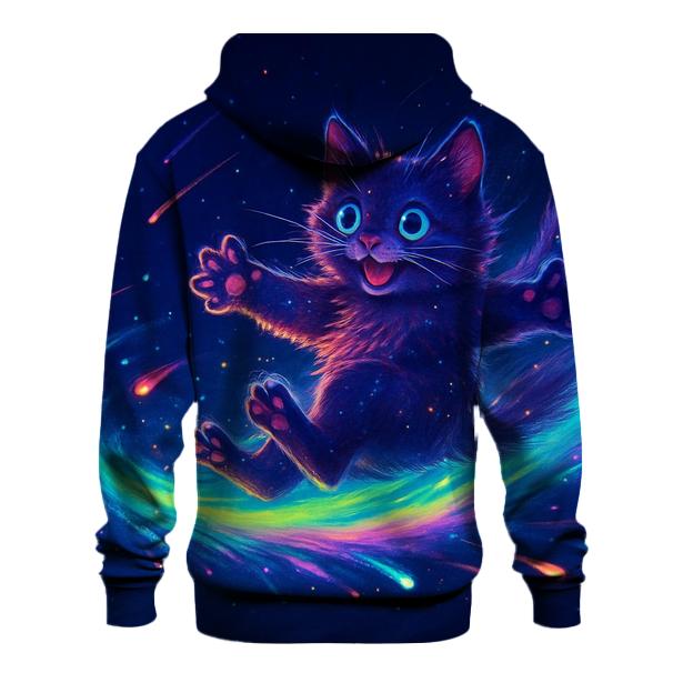 Aurora Surfing Cat hoodie designs