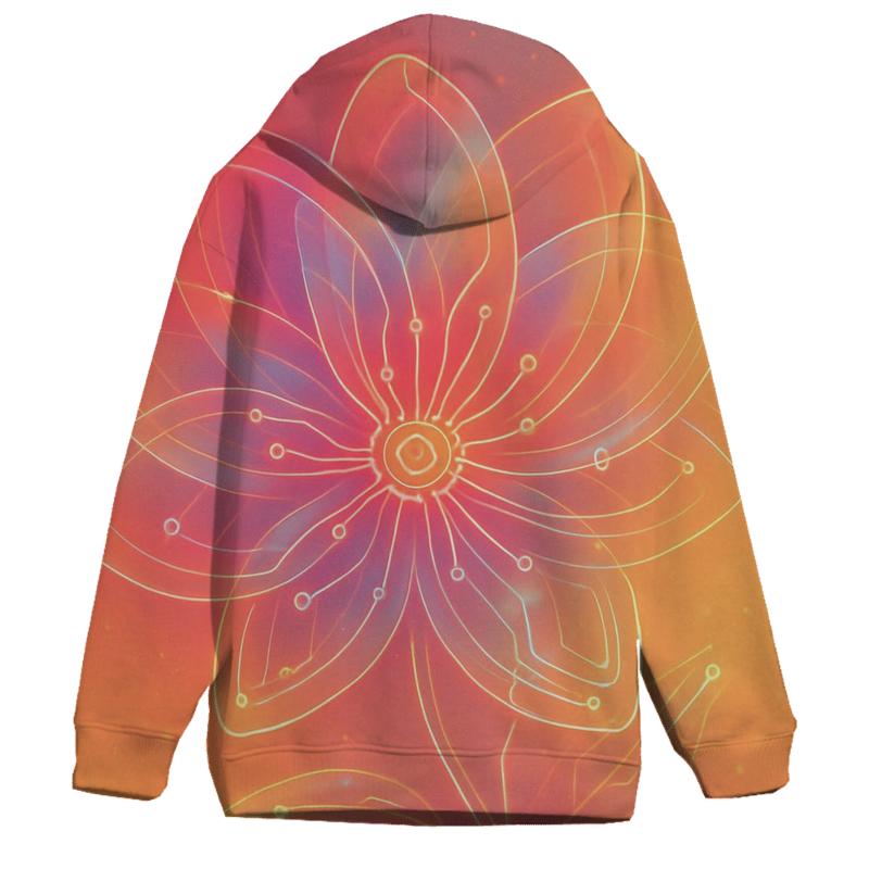 Sunrise Circuit Bloom lightweight hoodies