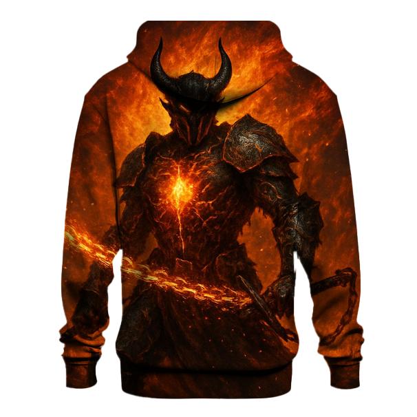 Furnace Heart Knight embroidered hoodies