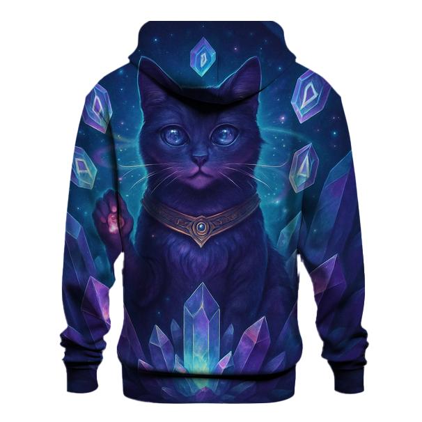 Crystal Oracle Cat designer hoodies