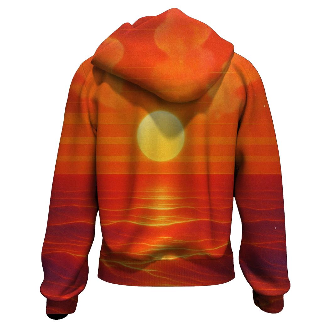 Vaporwave Sunset Drift hoodie styles