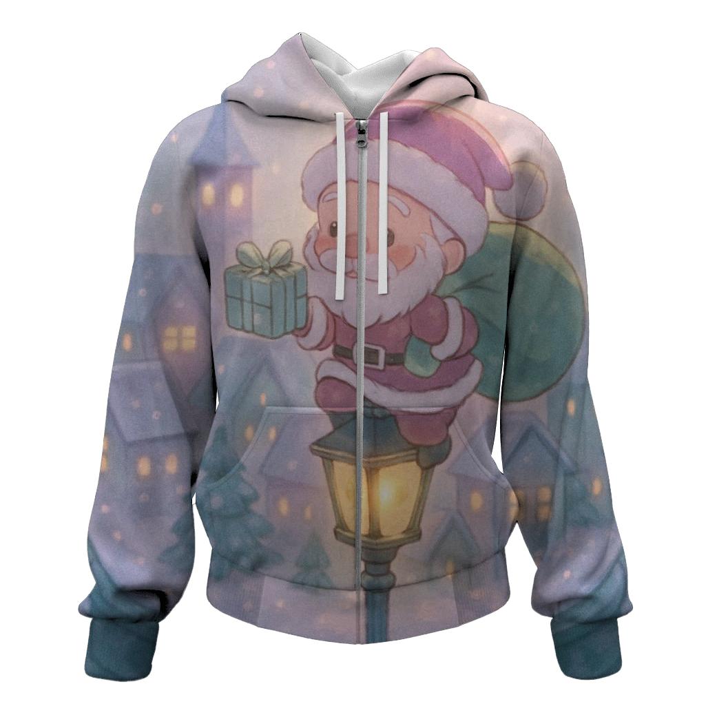 Pocket Planet Delivery Santa hoodie trends