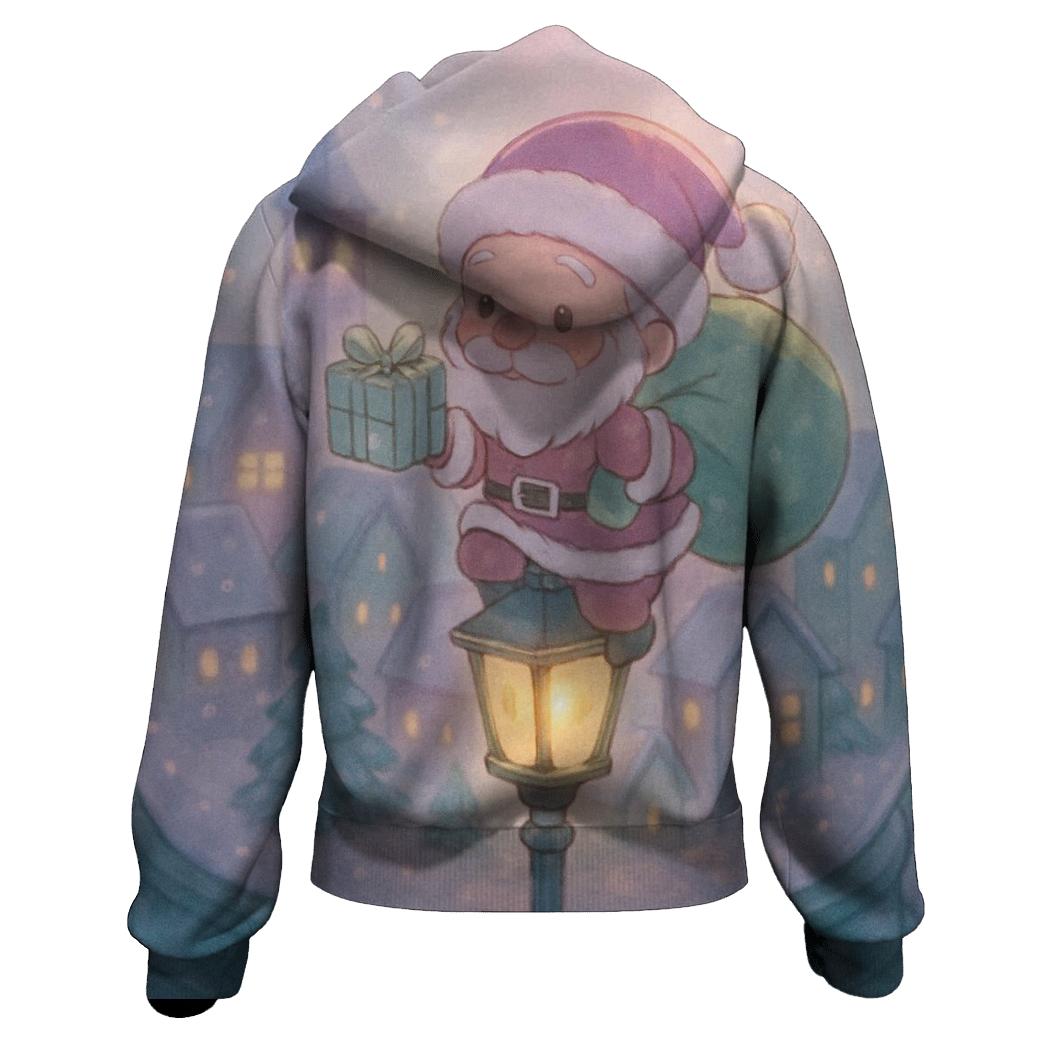Pocket Planet Delivery Santa hoodie trends