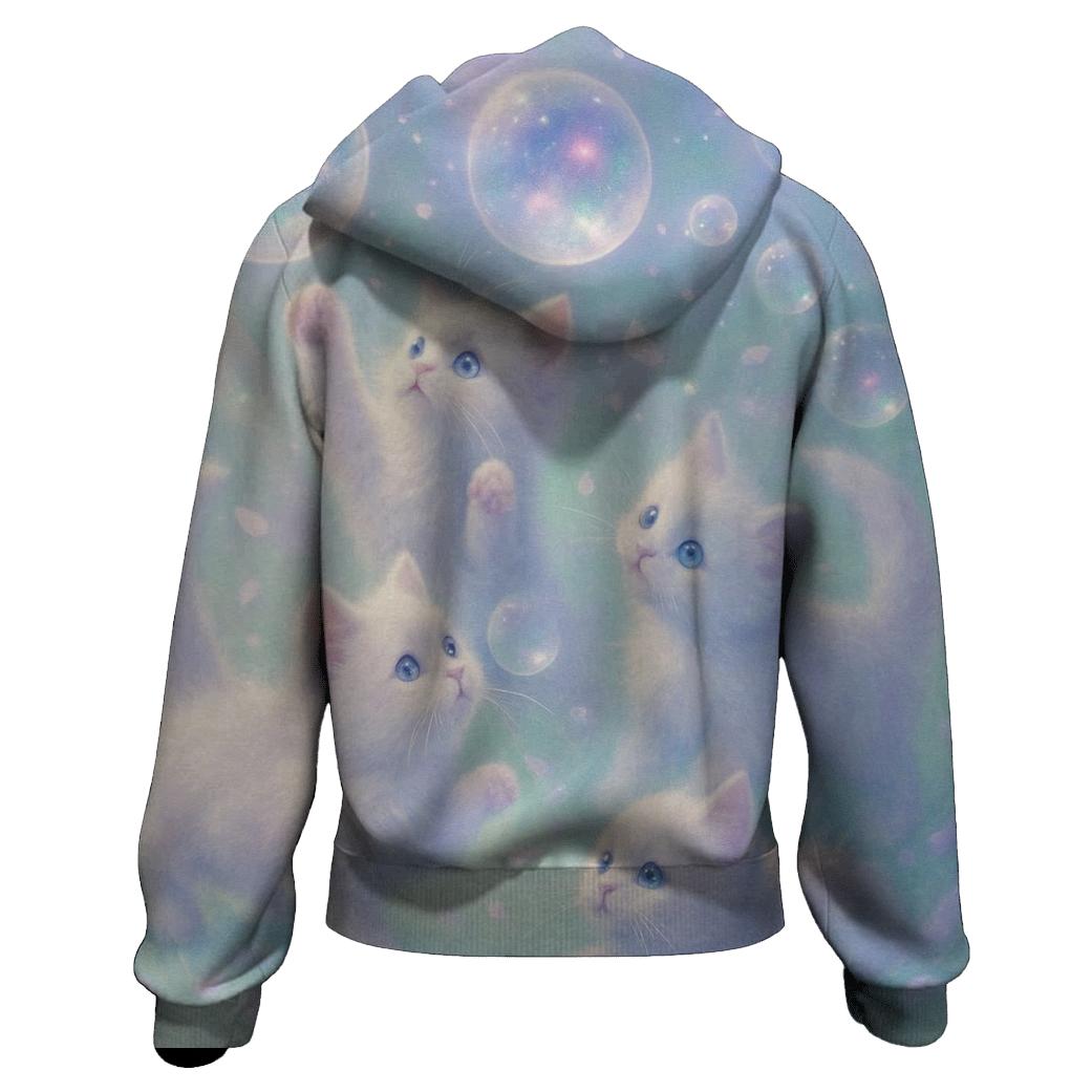 Bubble Nebula Kittens premium hoodies