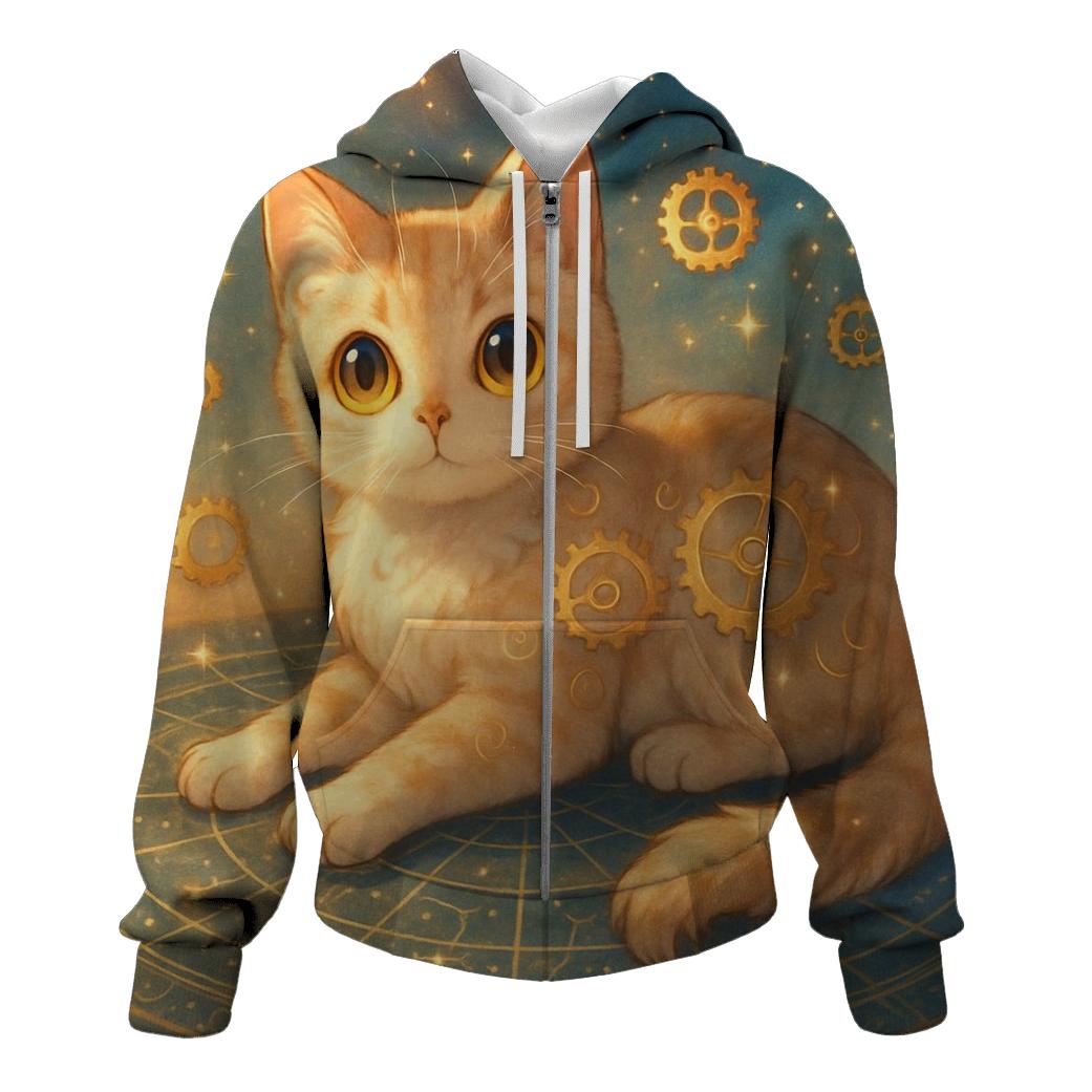 Clockwork Cat Constellary pullover hoodies
