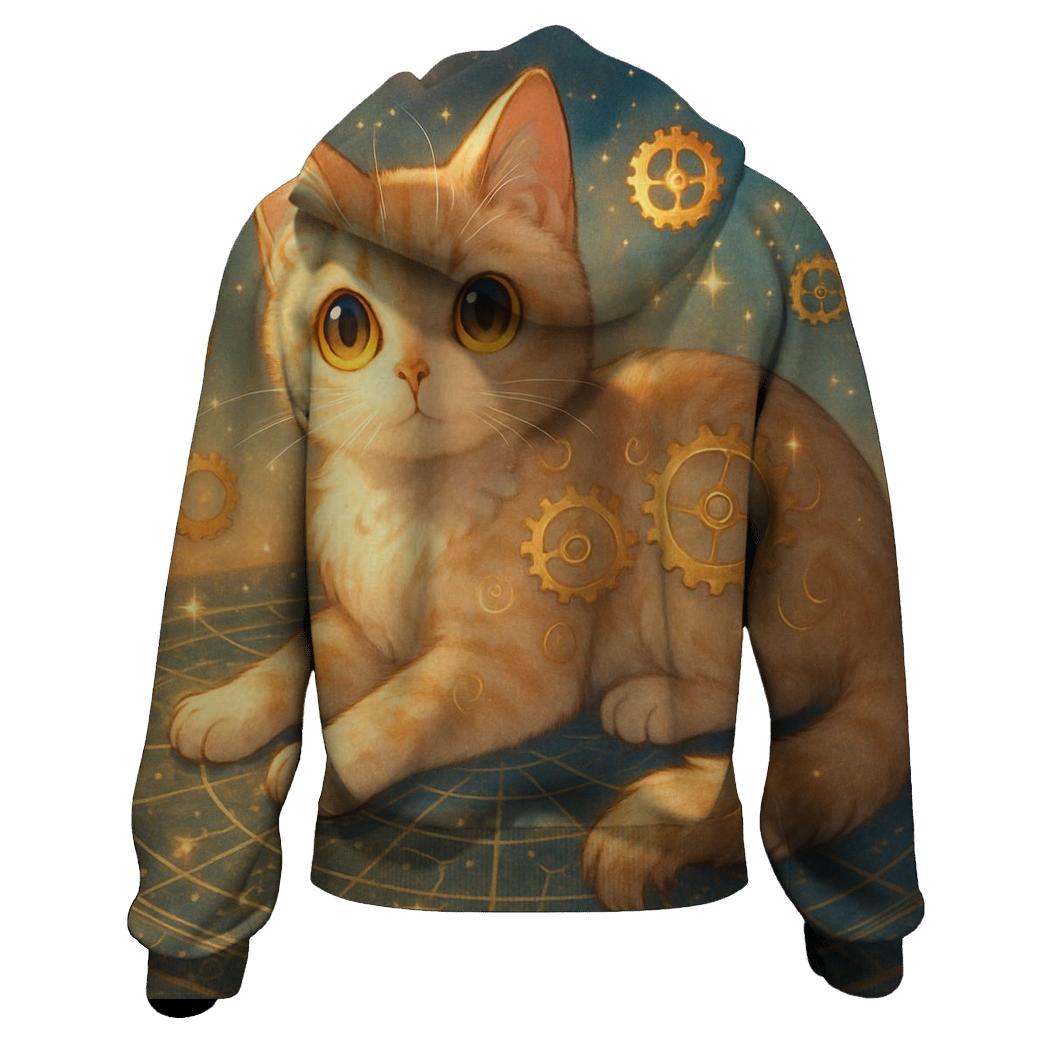 Clockwork Cat Constellary pullover hoodies