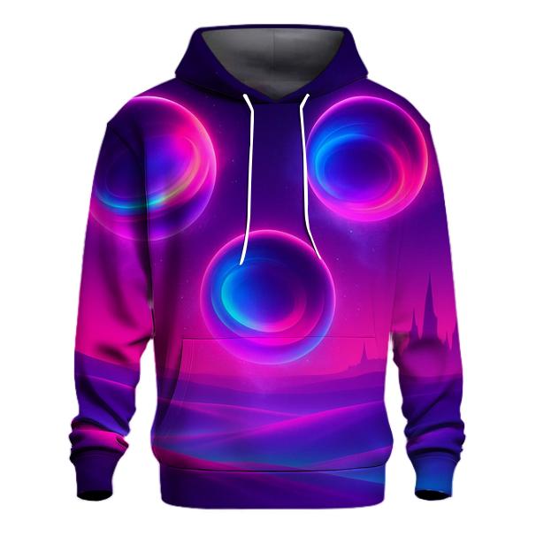 Neon Orb Drift hoodie styles
