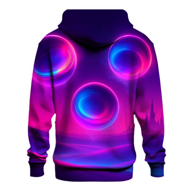 Neon Orb Drift hoodie styles