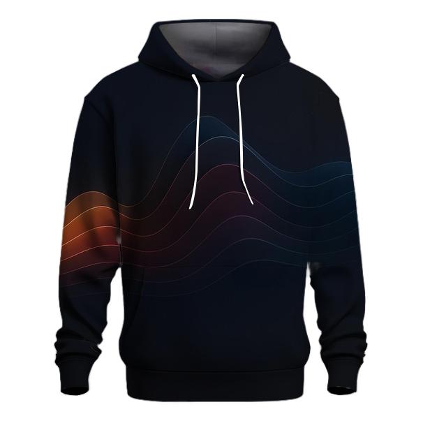 Chromatic Ridge Circuit embroidered hoodies