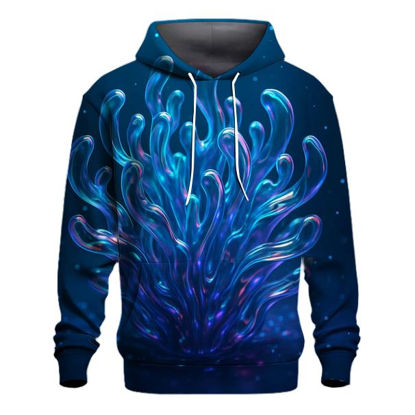 Starlit Coral Bloom hoodie designs