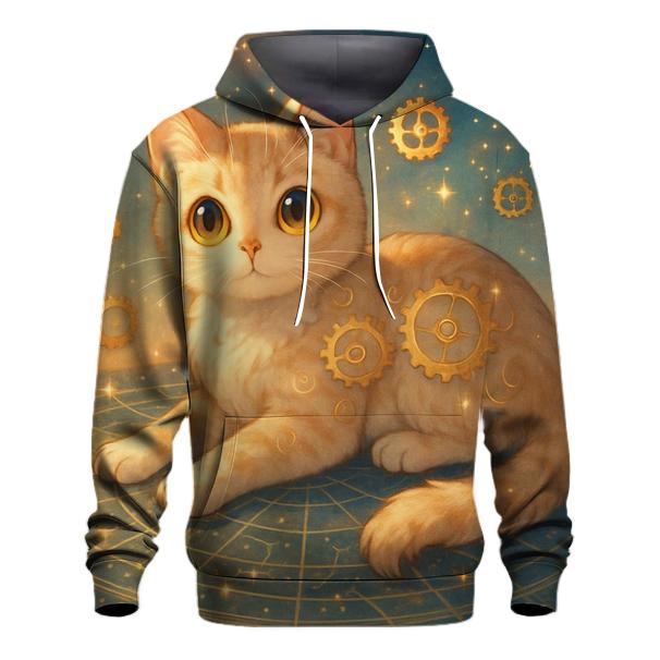 Clockwork Cat Constellary lightweight hoodies