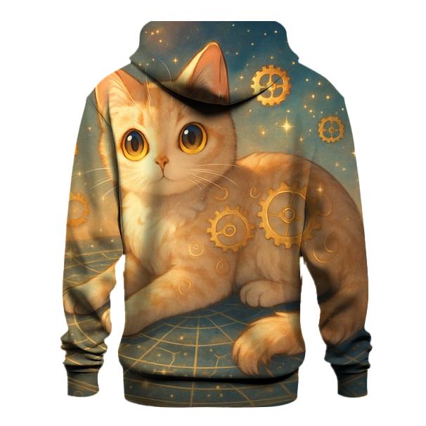 Clockwork Cat Constellary lightweight hoodies