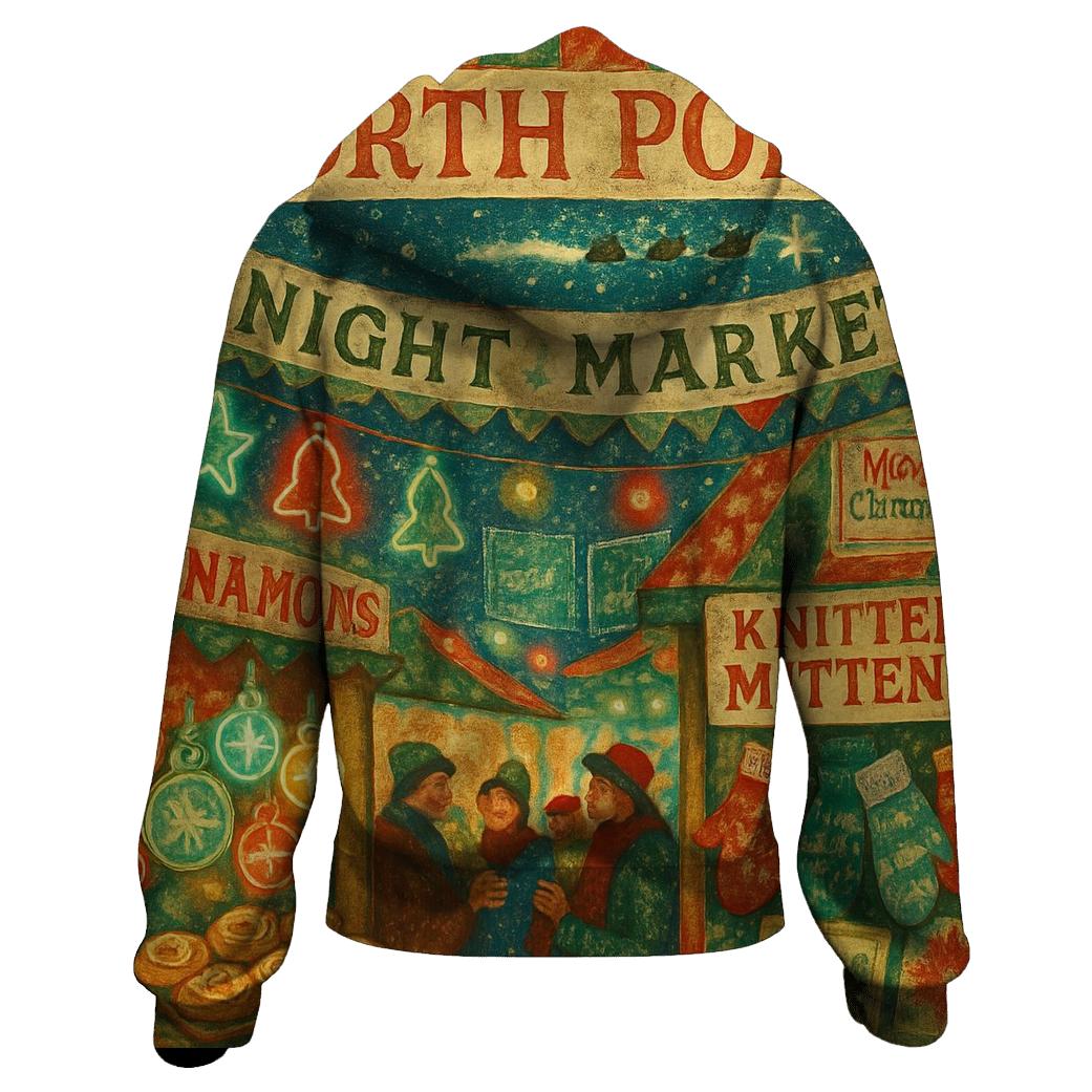 North Pole Night Market lightweight hoodies