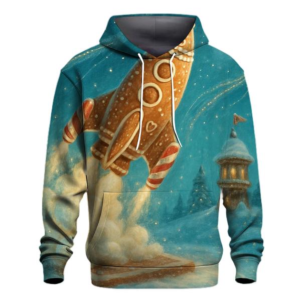 Gingerbread Rocket Launch hoodie styles