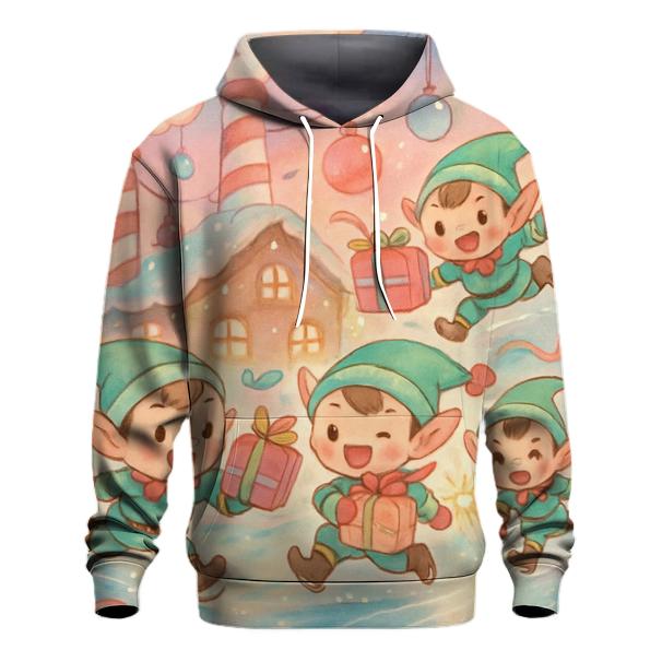 Elf Workshop Skate Rink hoodie designs