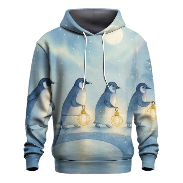 Penguin Lantern Parade premium hoodies