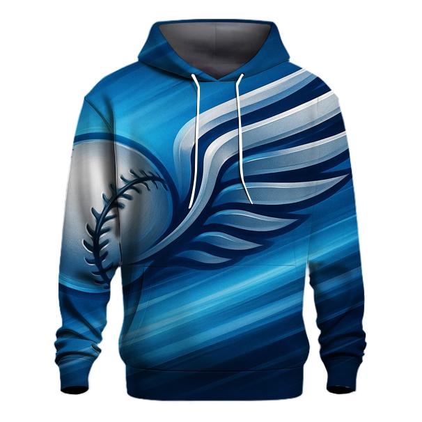 Winged Seams Momentum Of Blue Jays printed hoodies