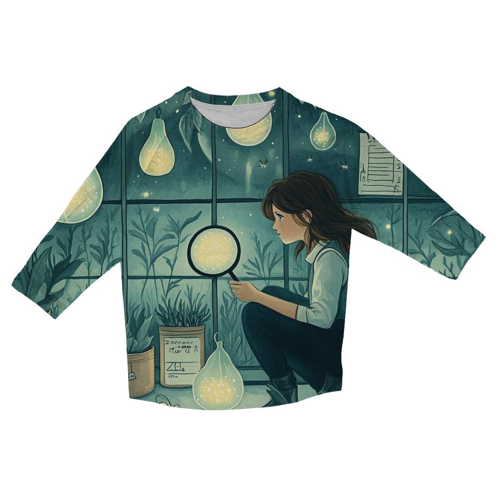 Spooky Harvest Botanist trendy 3/4 sleeve tops