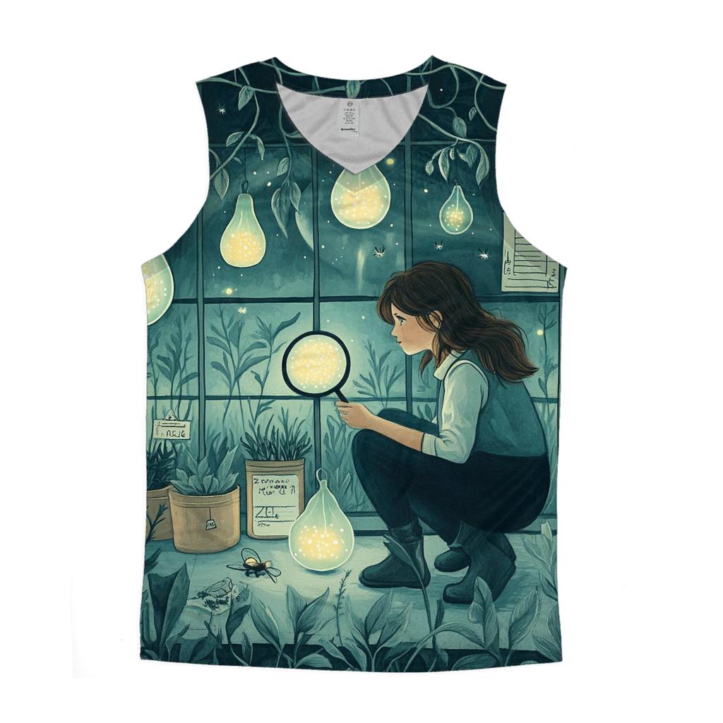 Spooky Harvest Botanist personalized athletic tanks