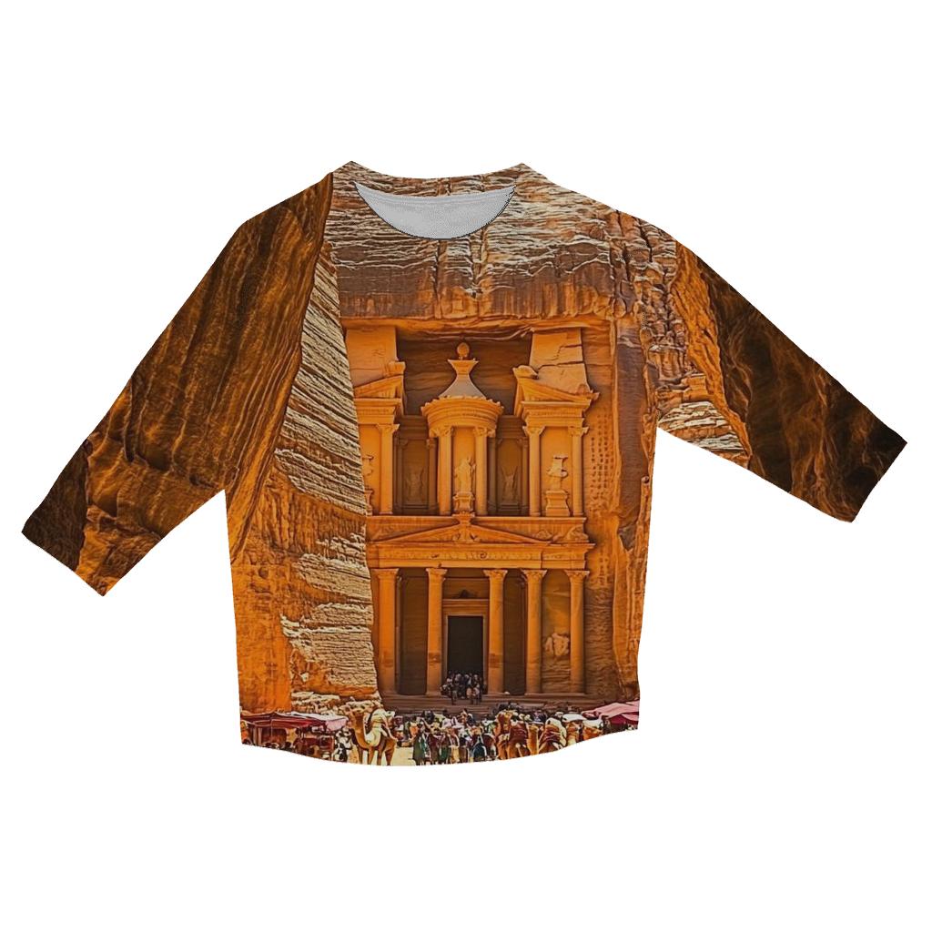 Petra - Wadi Musa personalized 3/4 sleeve tees