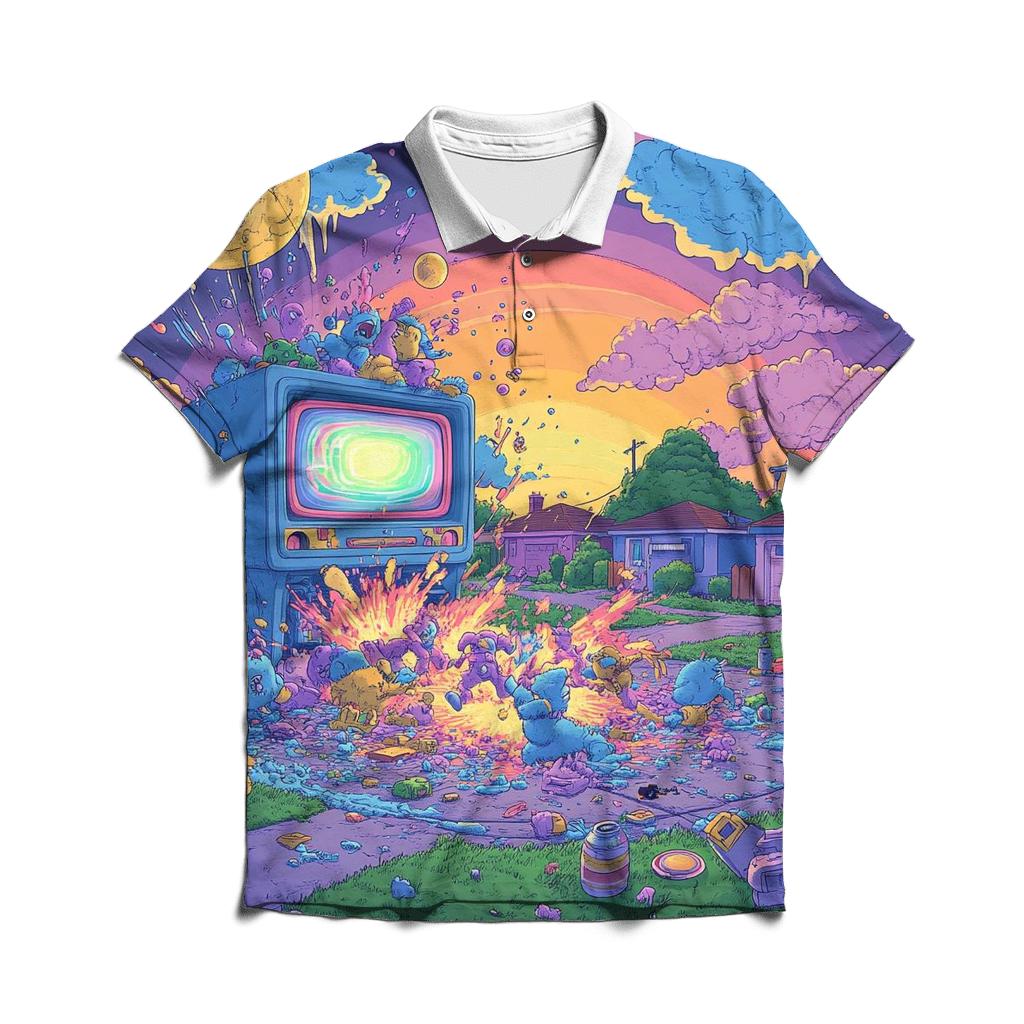 Time Capsule Toybox Rumble personalized polo shirts