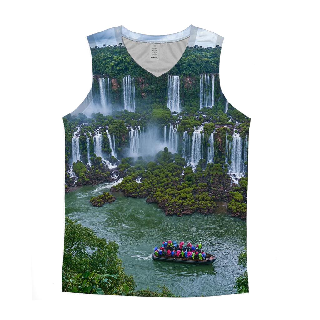 Iguazu Falls - Puerto Iguazu graphic print tank tops