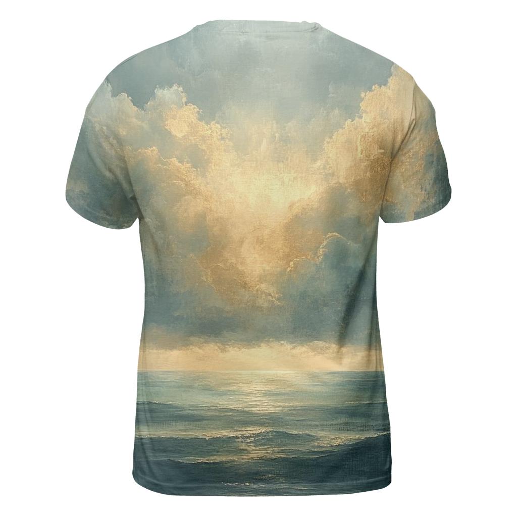 Turner Inspired Stormy Seascape unique graphic print tees