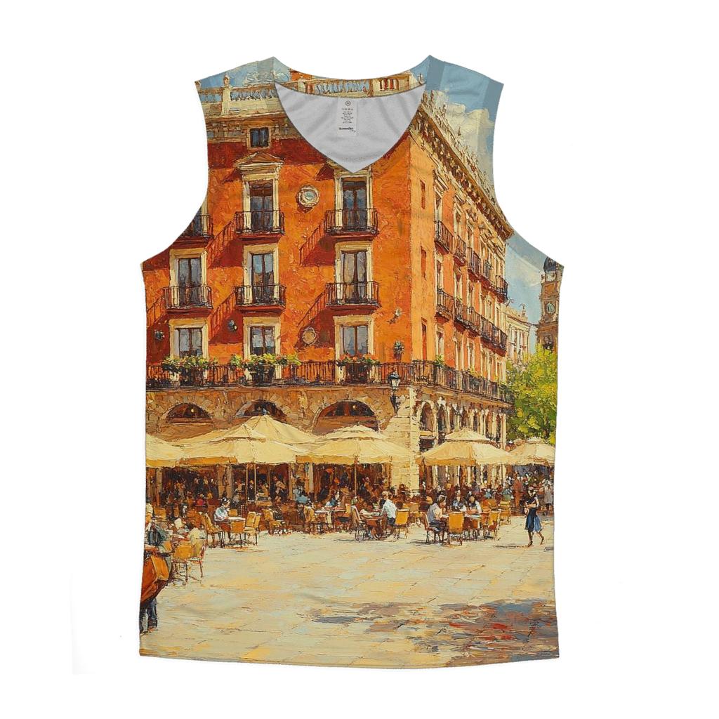 Plaza Mayor - Madrid custom tank tops