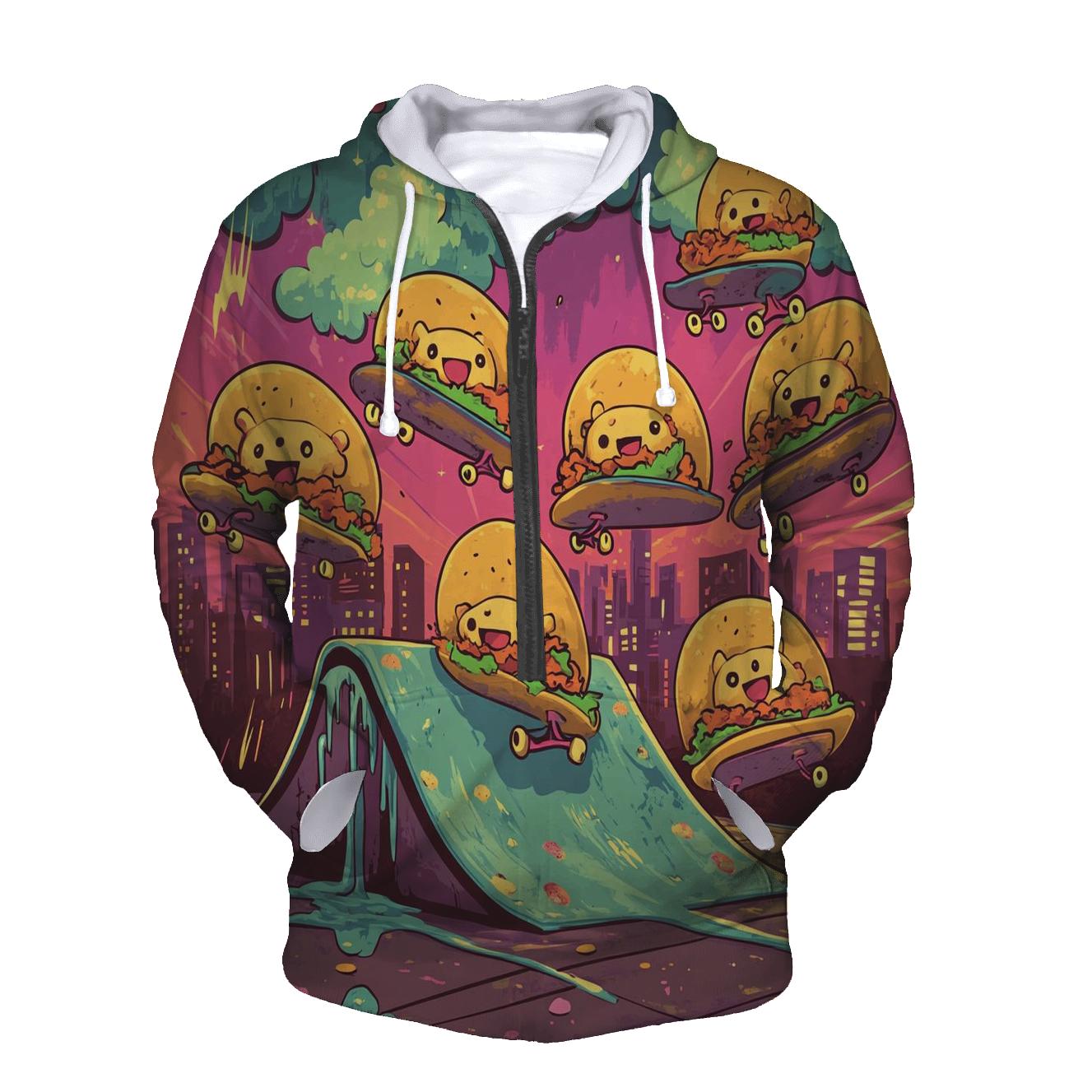 Skateboard Taco Squadron heavyweight hoodies