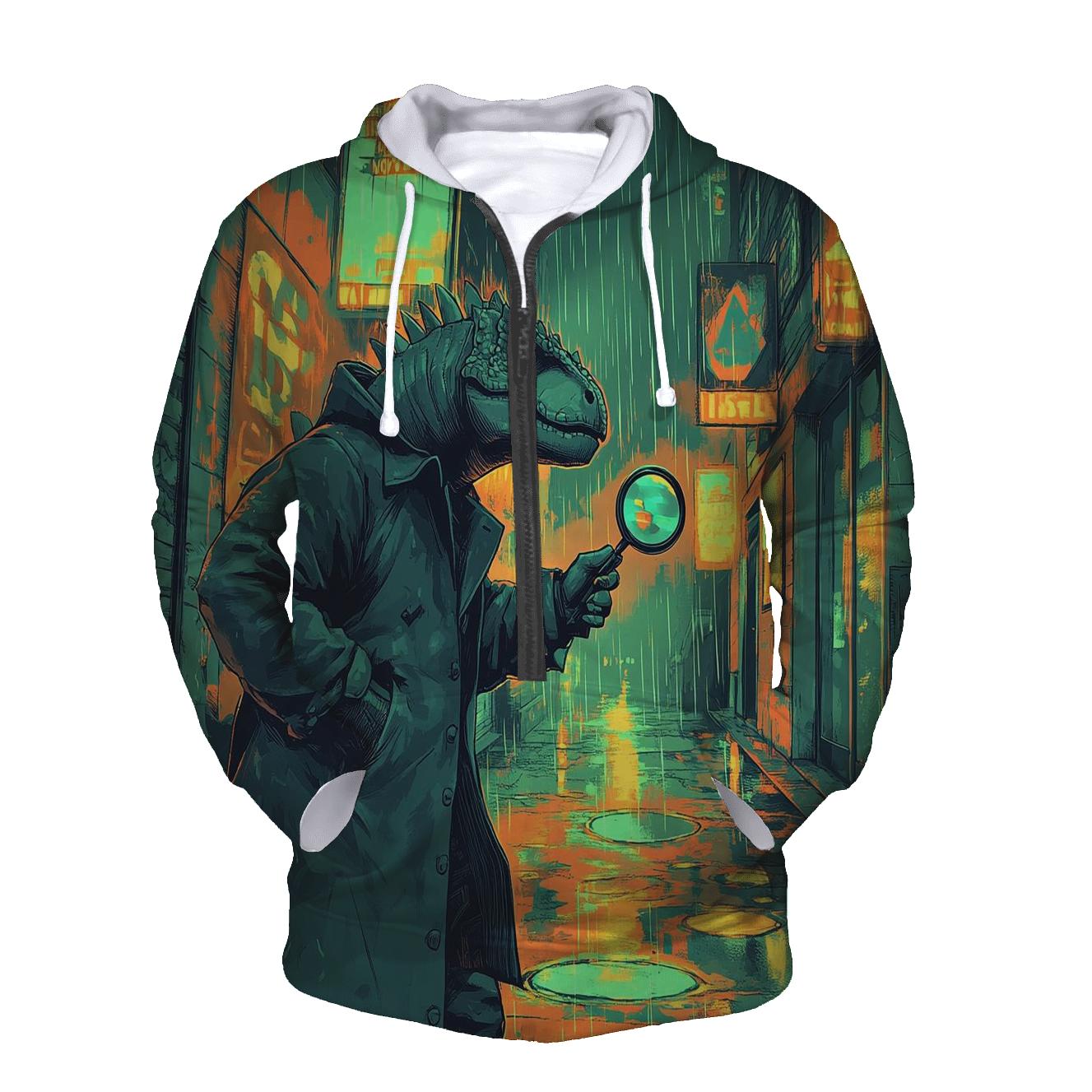 Dinosaur Disco Detective heavyweight hoodies