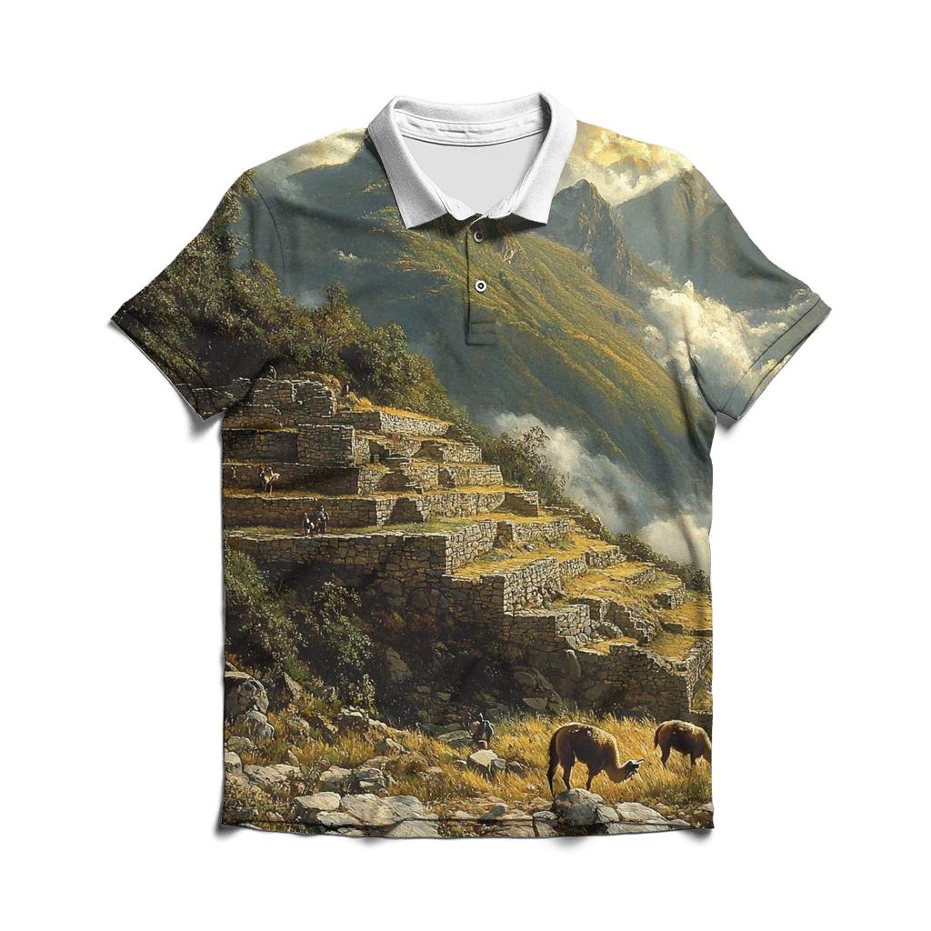 Machu Picchu - Cusco casual sports polo shirts
