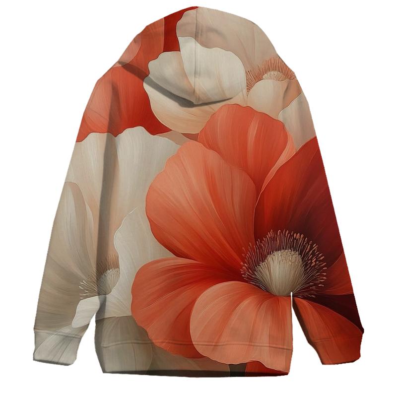Georgia OKeeffe Inspired Desert Flowers heavyweight hoodies