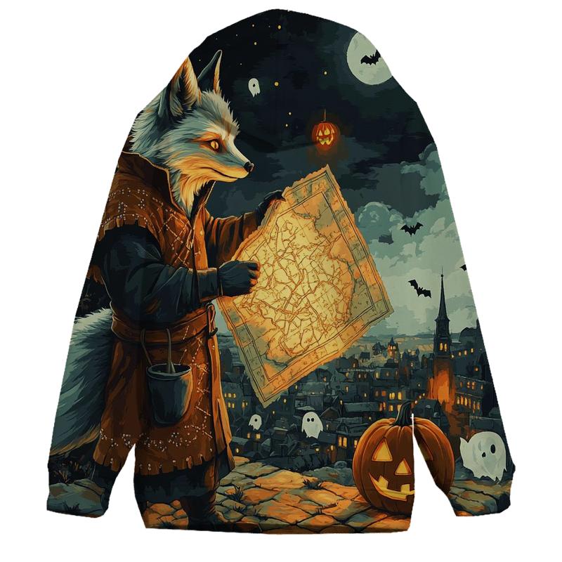 Halloween Lantern Cartographer graphic hoodies