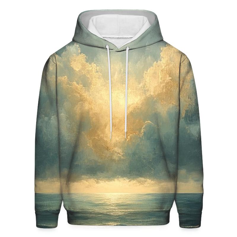 Turner Inspired Stormy Seascape zip-up hoodies