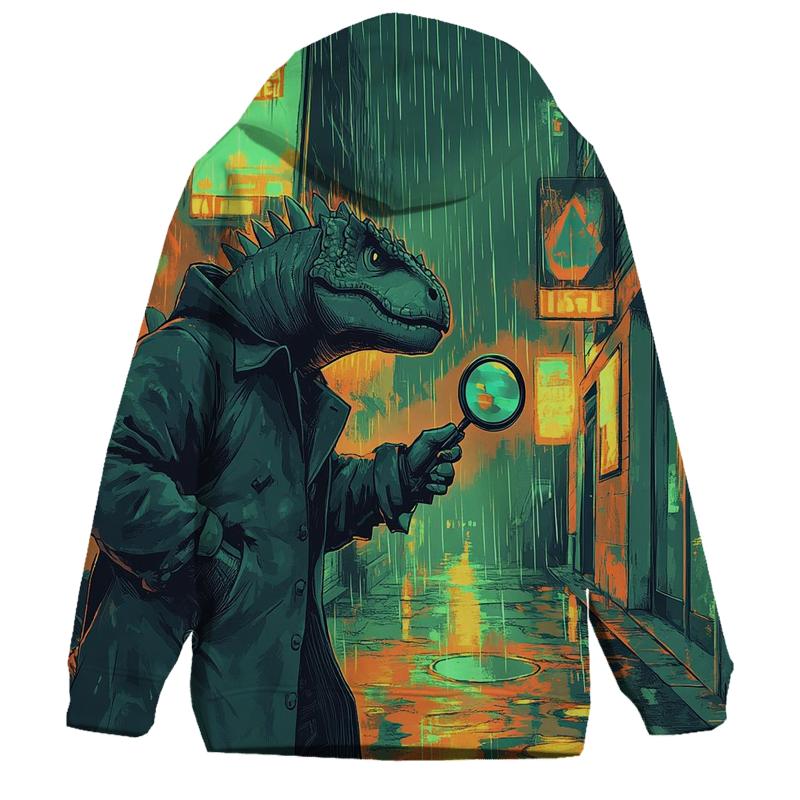 Dinosaur Disco Detective graphic hoodies