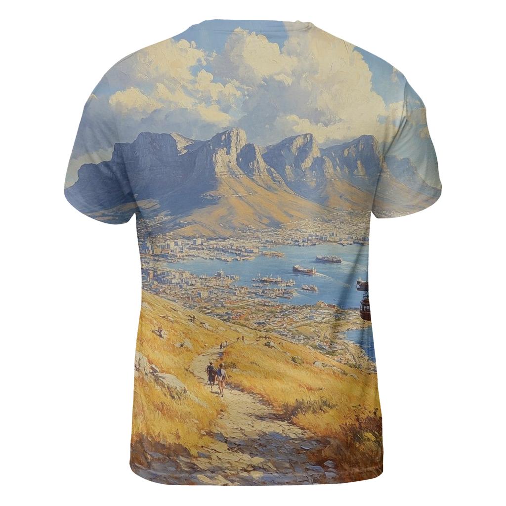 Table Mountain - Cape Town artistic all-over print tops
