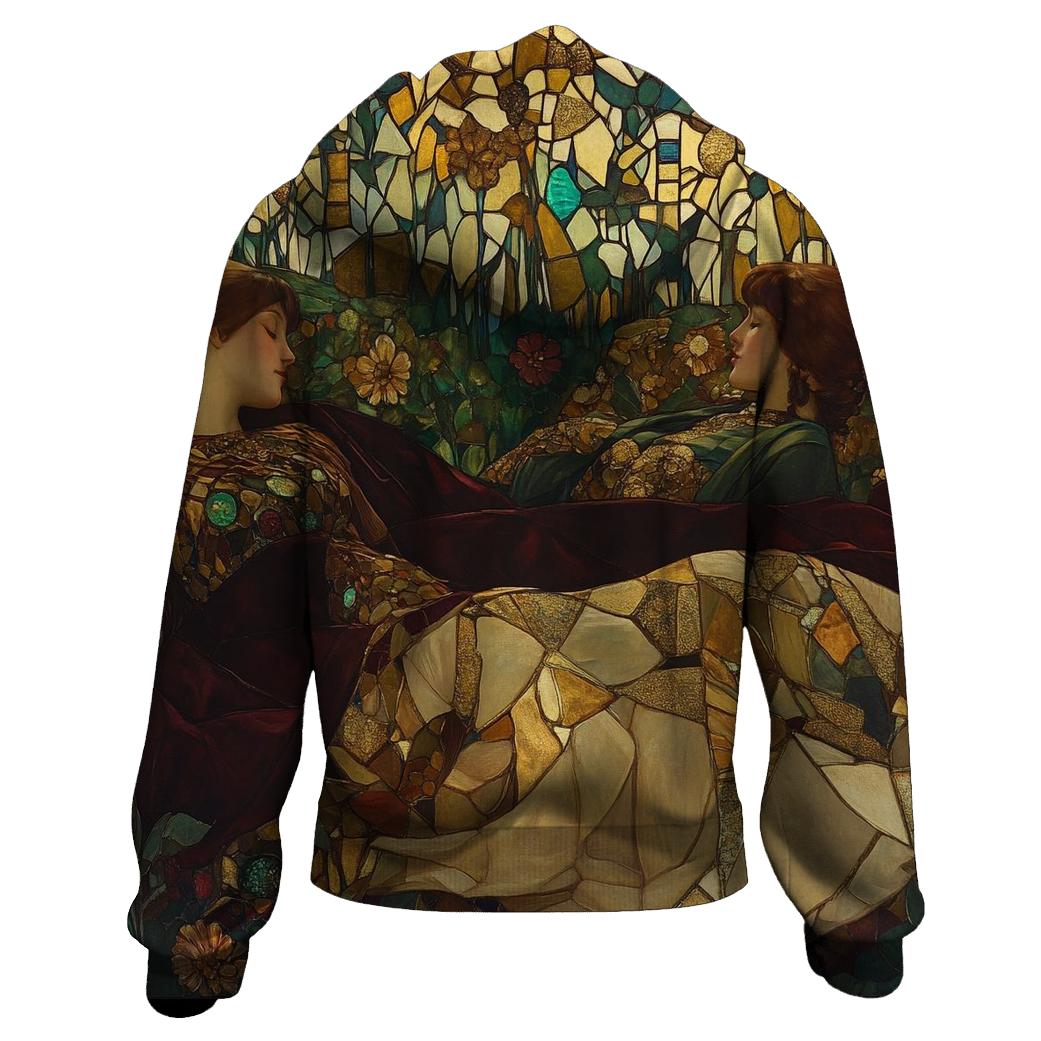 Klimt Inspired Golden Garden hoodies fashion