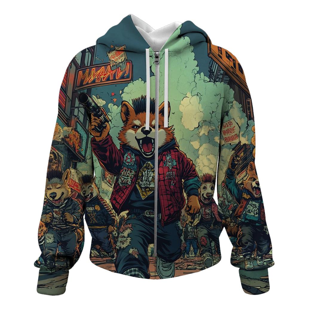 Pixel Punks On Parade hoodie styles