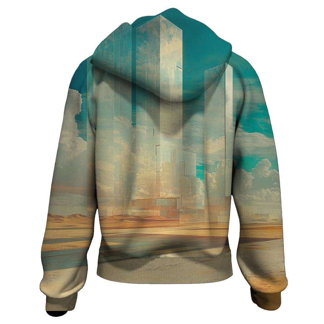 Dali Inspired Desert Dreams pullover hoodies