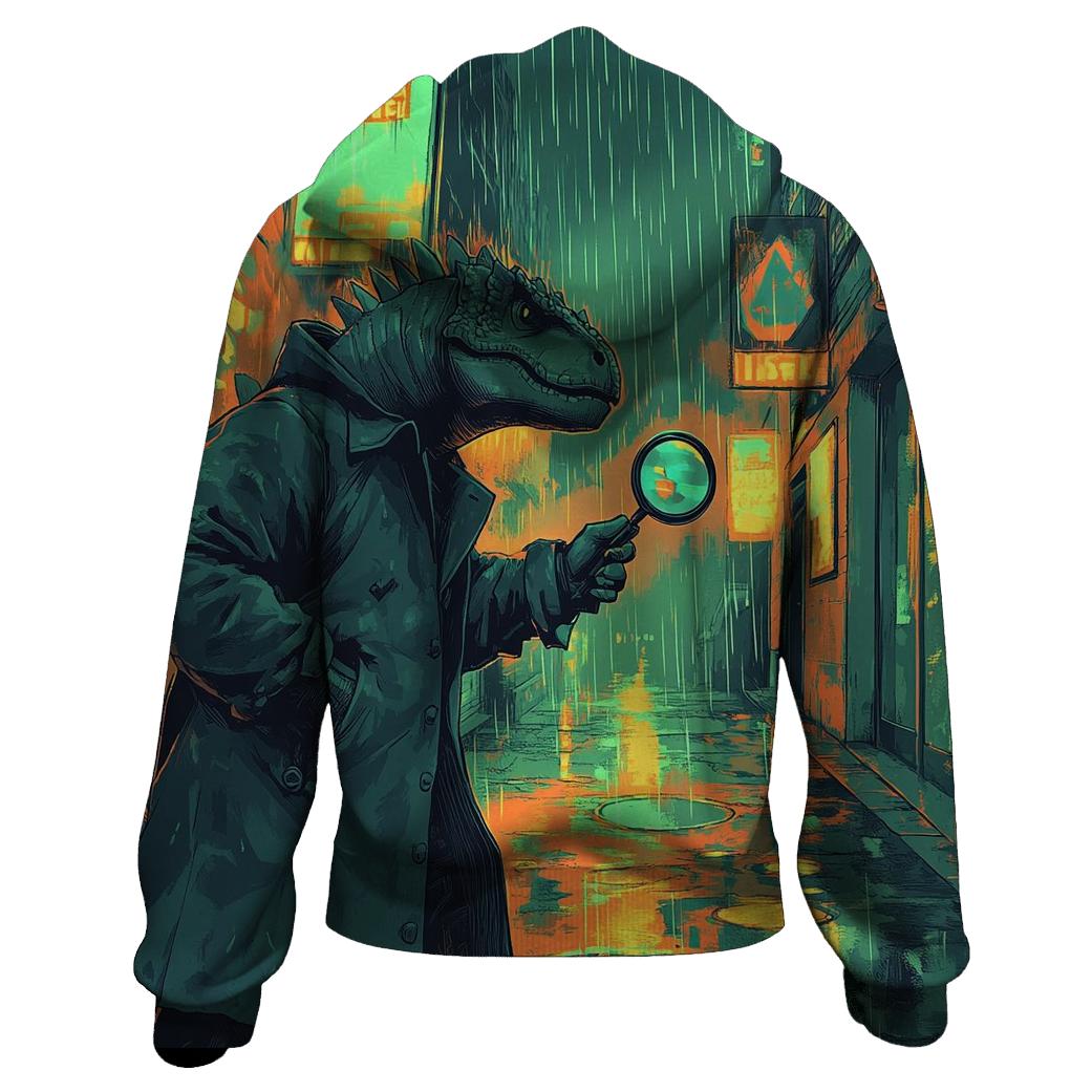 Dinosaur Disco Detective hoodie designs