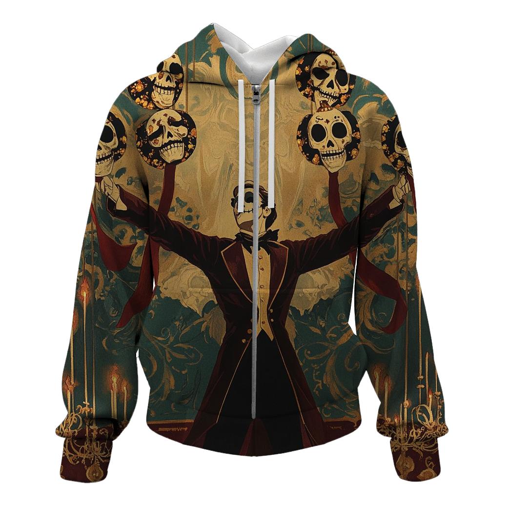 Spooky Masquerade Puppeteer pullover hoodies