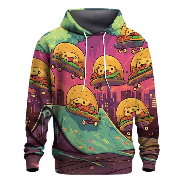 Skateboard Taco Squadron heavyweight hoodies