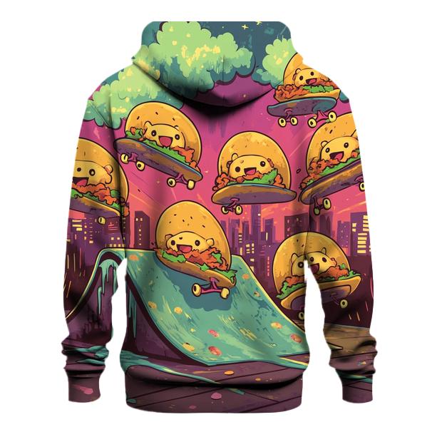 Skateboard Taco Squadron heavyweight hoodies
