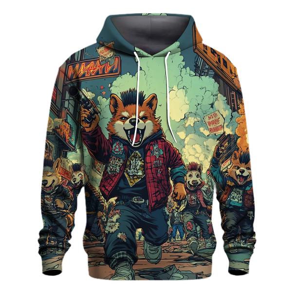 Pixel Punks On Parade custom hoodies