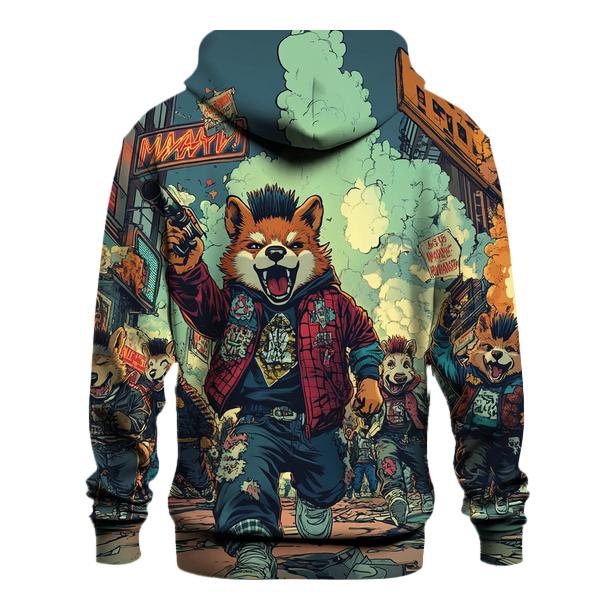 Pixel Punks On Parade custom hoodies