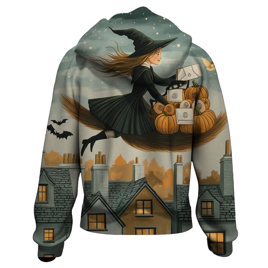 Witch Postal Courier Halloween Edition premium hoodies